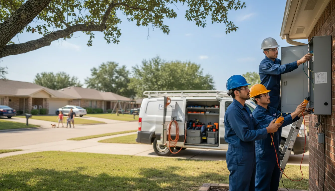 Certified electrician providing emergency electrical services in Konawa, OK